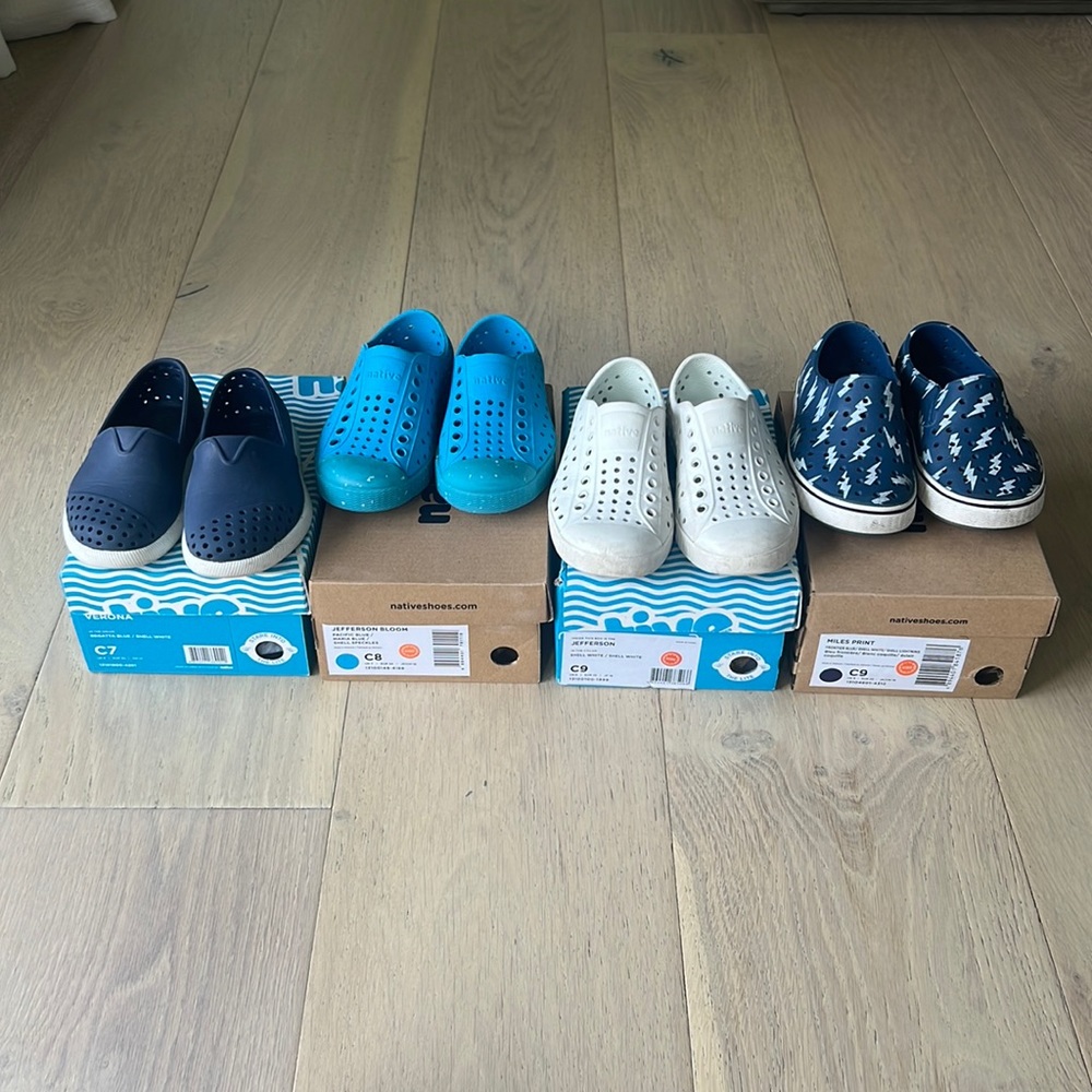 Various Toddler Native Shoes